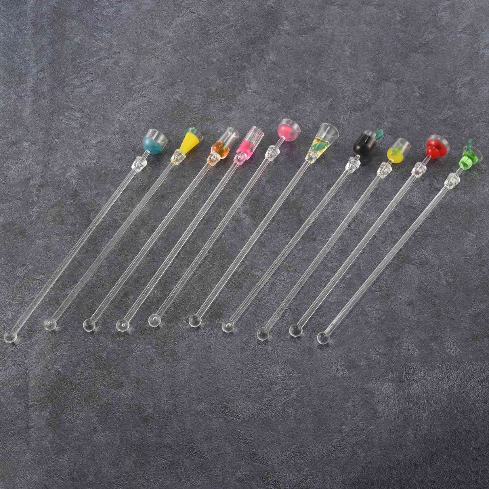Bar Blender Mixing - 10Pcs Cocktail Stirrer Drink Mixing Stick