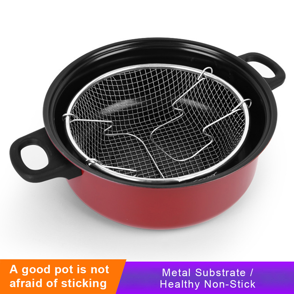 Commercial Kitchen Appliances - Deep Fry Pot Apartment Fryer Nonstick