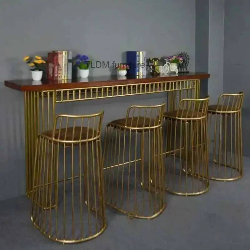 Commercial Kitchen Lighting Design - Nordic Wrought Chairs Designer Iron Kitchen