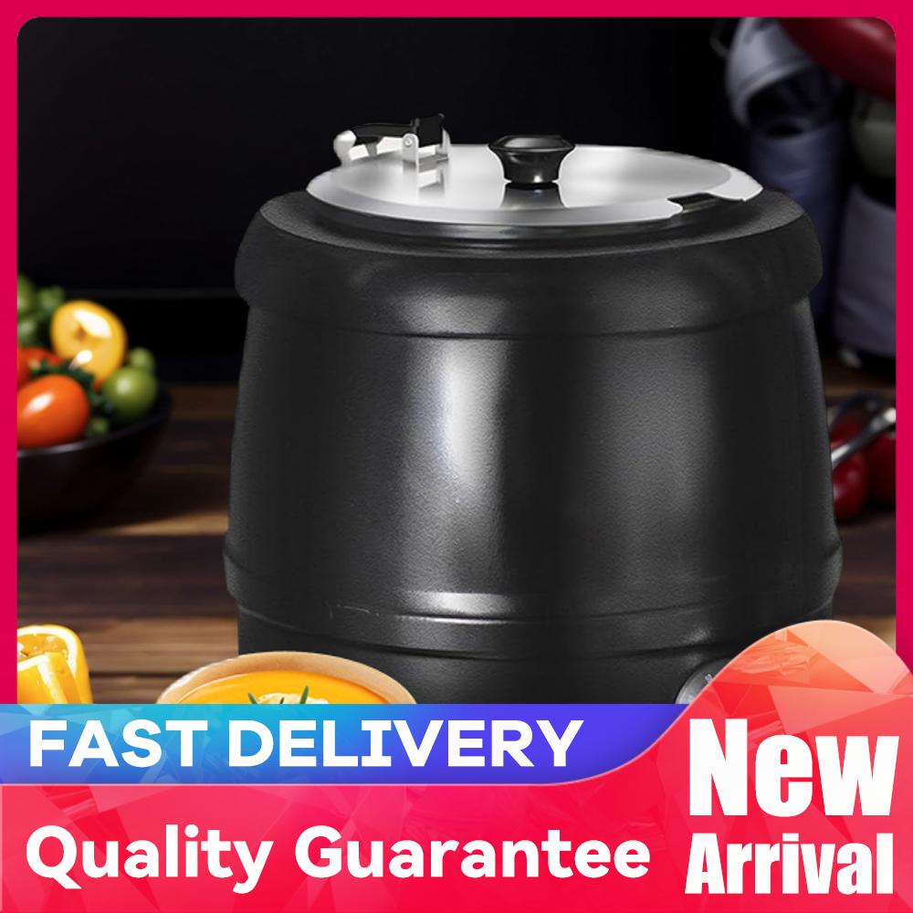 Soup Kettle Warmer - 10L Electric Soup Warmer with Lid