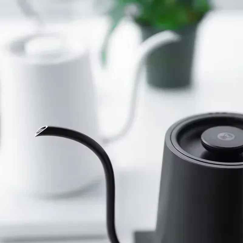 Commercial Kitchen Kettle - Home Kitchen White&Black Electric Gooseneck Kettle
