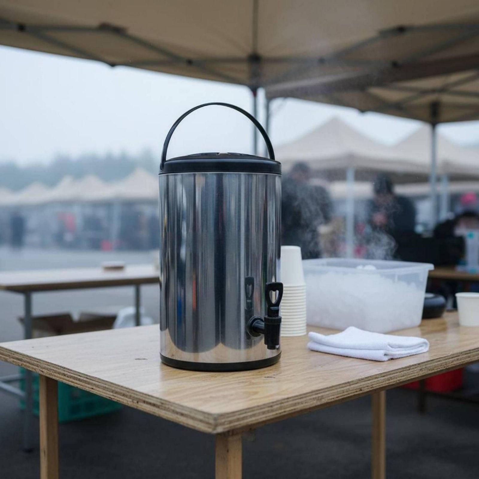 Cold Drink Dispenser - Professional Milk Tea Barrel Large Capacity