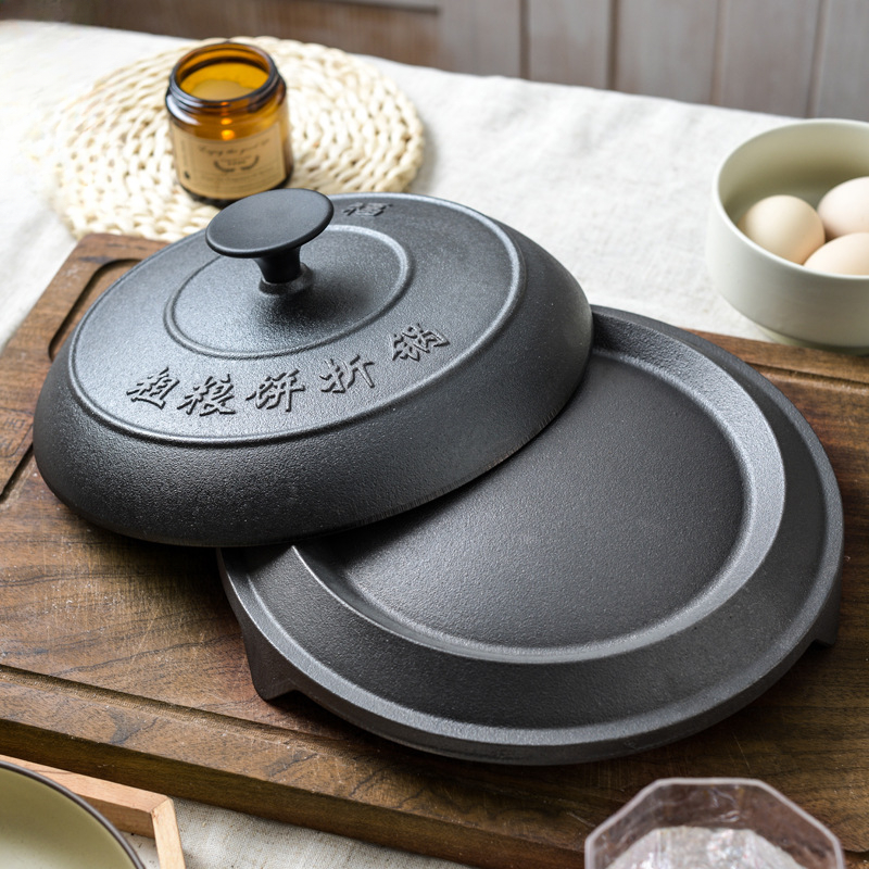 Crepe Maker Griddle - Heavy Duty Authentic Cast Iron Griddle