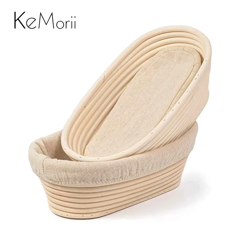 Crepe Maker Griddle - Natural Rattan Bread Proofing Basket Handmade