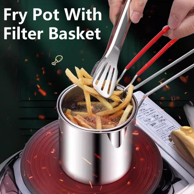 Commercial Kitchen Appliances - 304 Stainless Steel Deep Fryer Pot