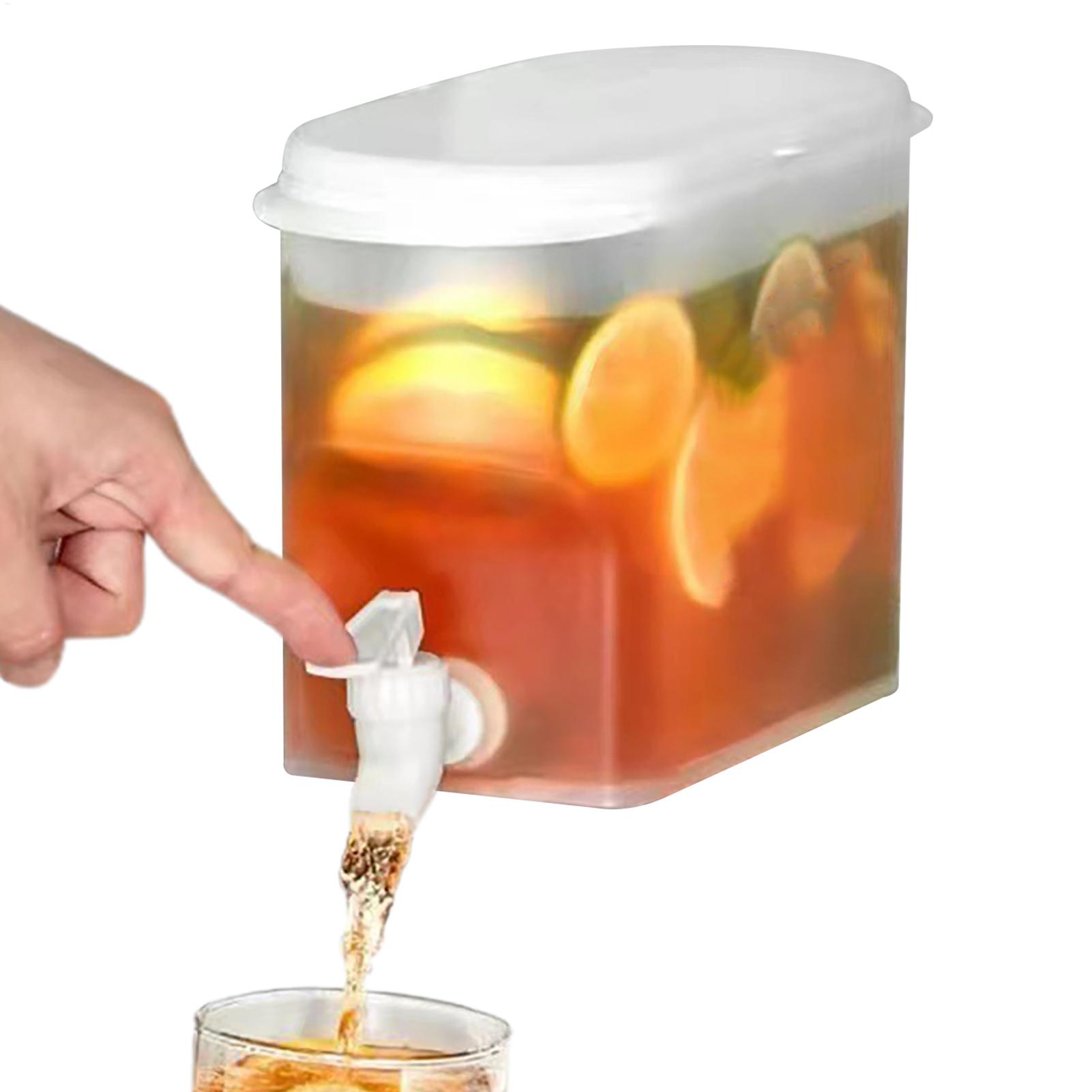 Cold Drink Dispenser - 2.8L Capacity Fridge Drink Dispenser with