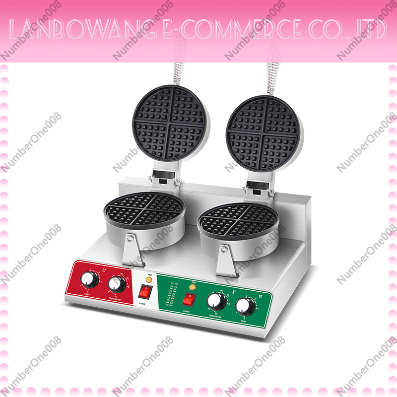 Crepe Maker Griddle - Rotating Waffle Maker Griddle Non-stick Waffle