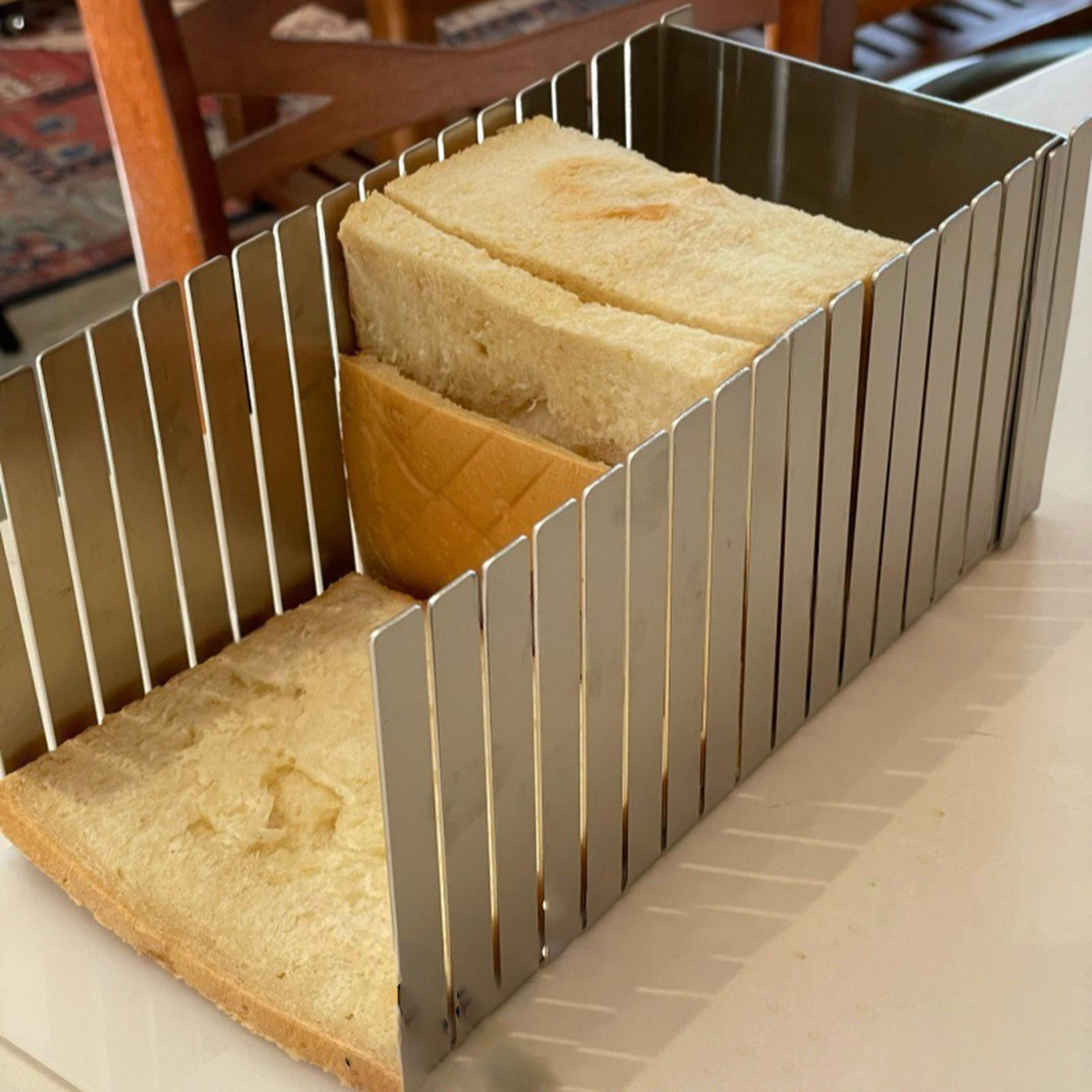 Commercial Bread Slicer - Stainless Steel Bread Slicer Kitchen Gadget