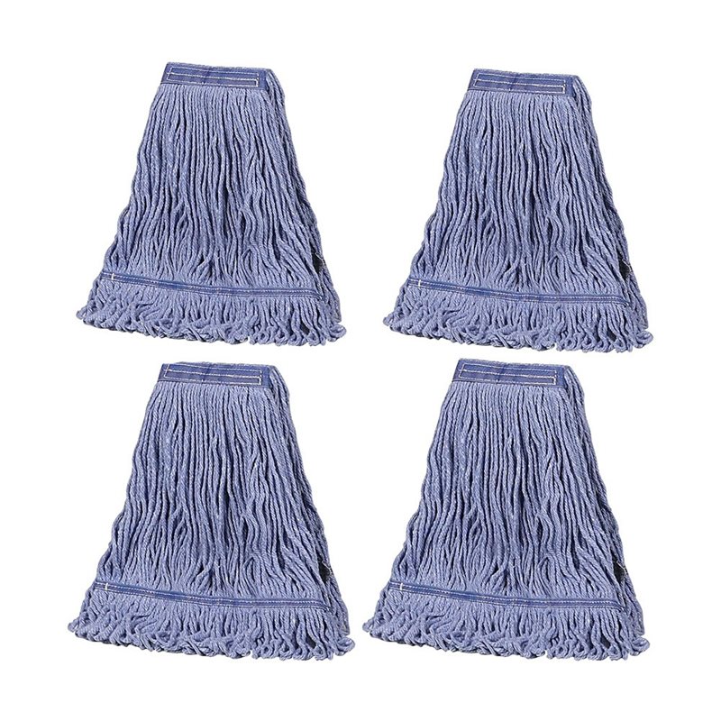 Commercial Kitchen At Home - Washable String Mop Heads 4 Pack