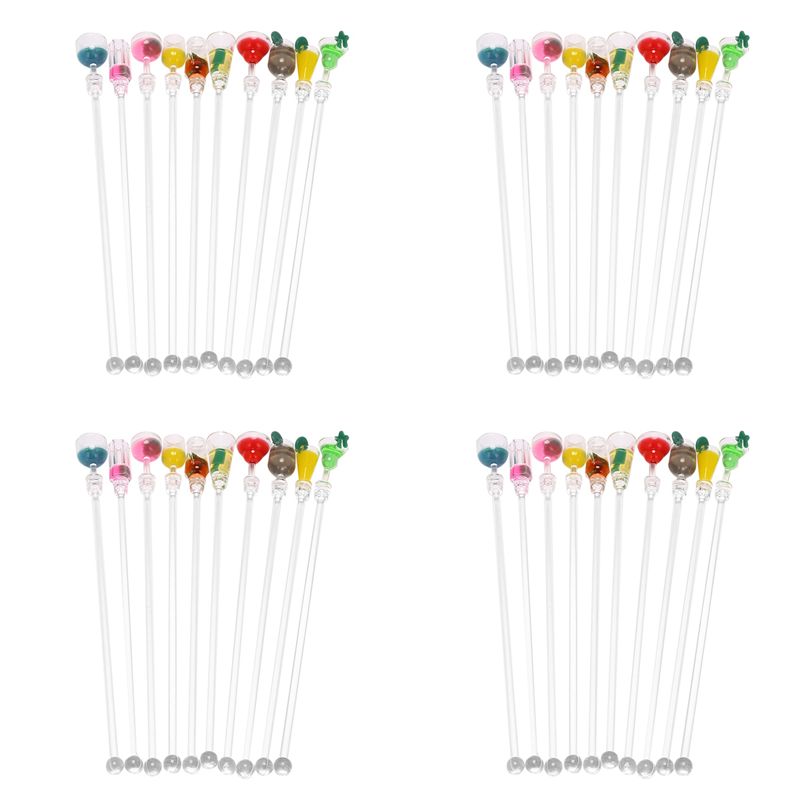 Bar Blender Mixing - 40Pcs Cocktail Stirrer Drink Mixing Stick