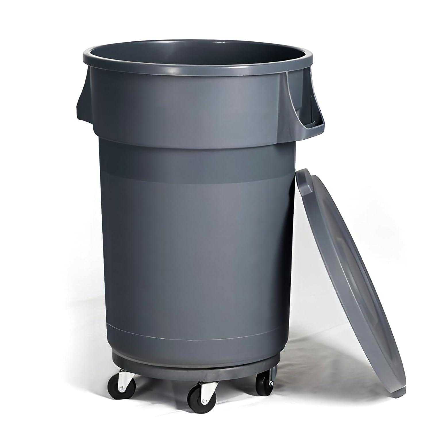 Commercial Kitchen Garbage Can - 32 Gallon Outdoor Trash Can Heavy