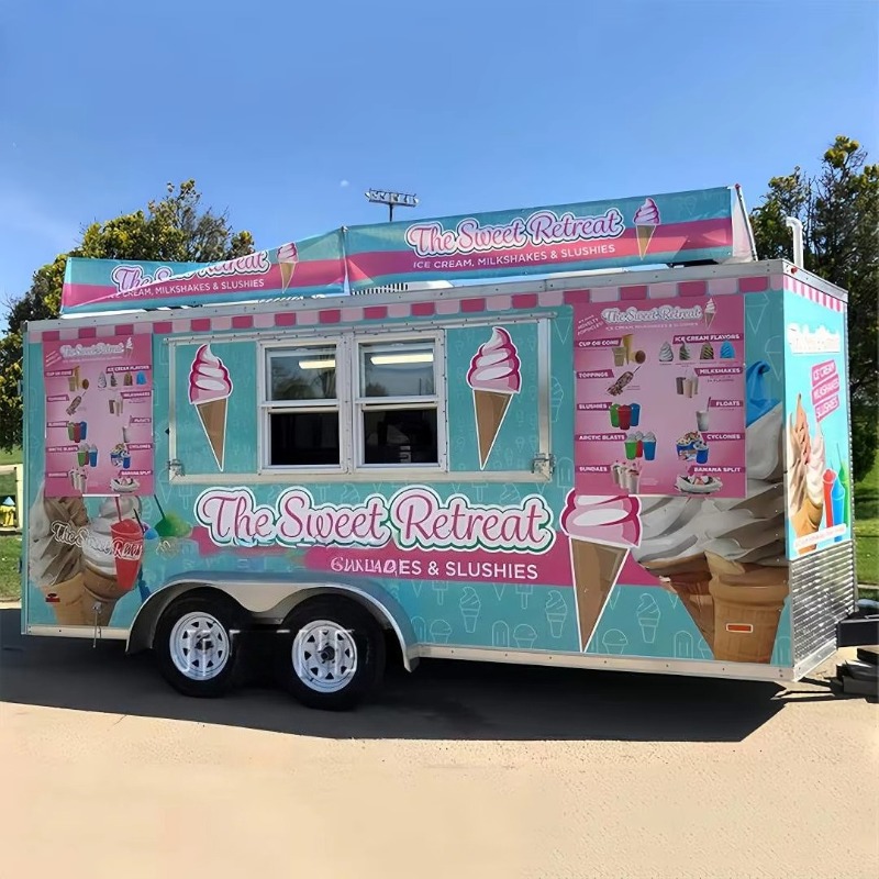 USA Approved Custom Food Trail - Commercial Kitchen Trailer 评论和价格
