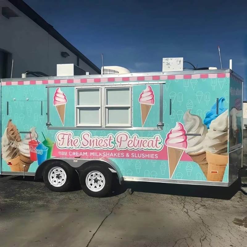 USA Approved Custom Food Trail - Commercial Kitchen Trailer 评论和价格