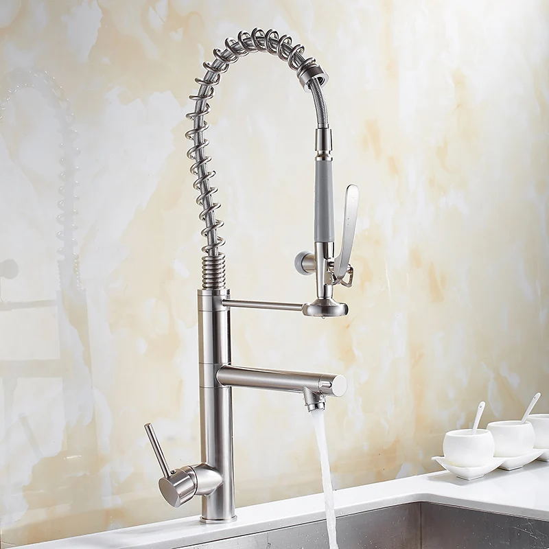 Kitchen Faucet Chrome Brass Ta - Commercial Kitchen Taps 评论和价格