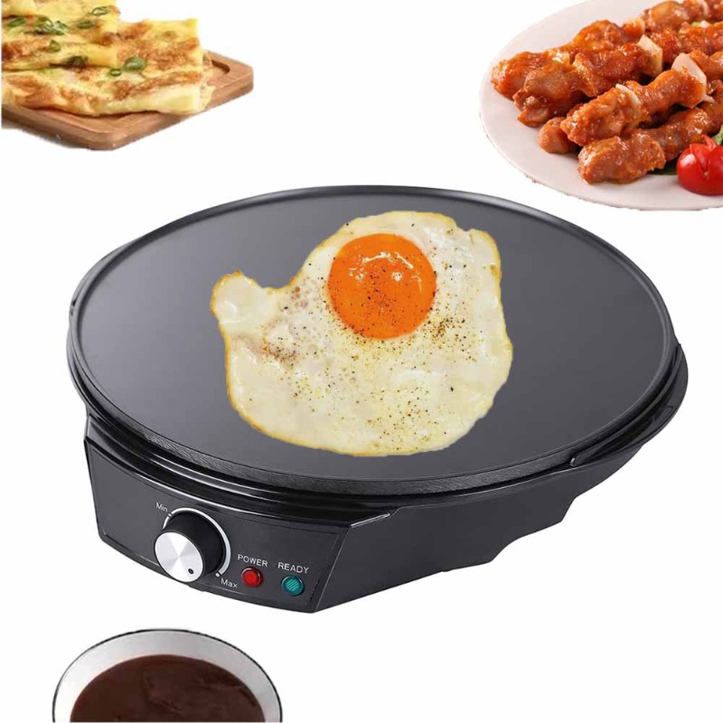 110V Electric Crepe Pan Pancak - Crepe Maker Griddle 评论和价格