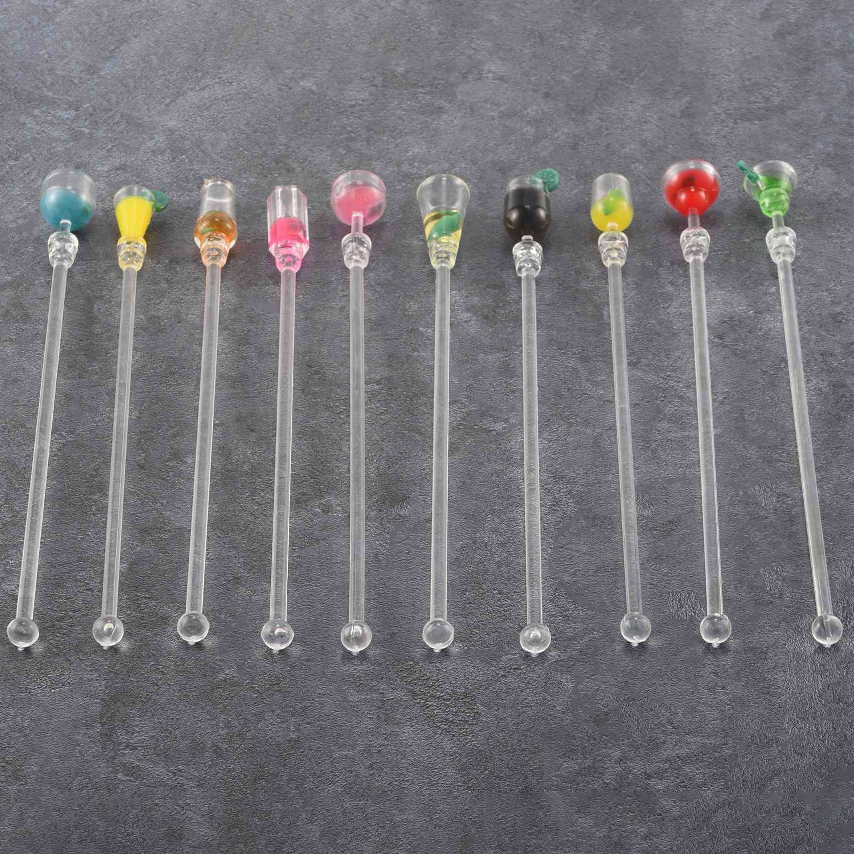 10Pcs Cocktail Stirrer Drink M - Bar Blender Mixing 评论和价格