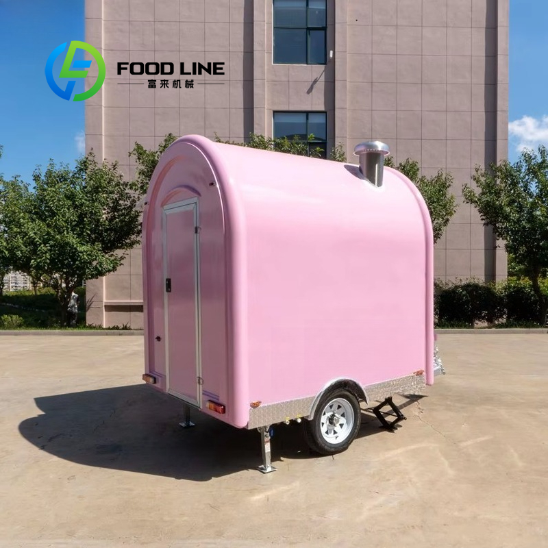 Customized Vintage Pink Mini F - Commercial Kitchen Trailer 评论和价格