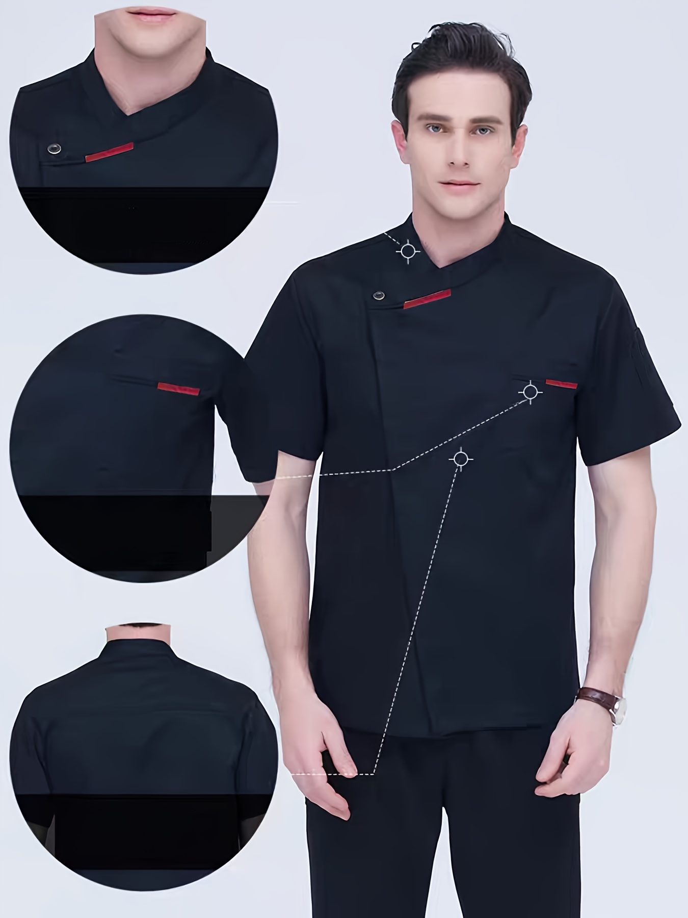 Elegant Men's Chef Uniform Sho - Commercial Kitchen Services 评论和价格