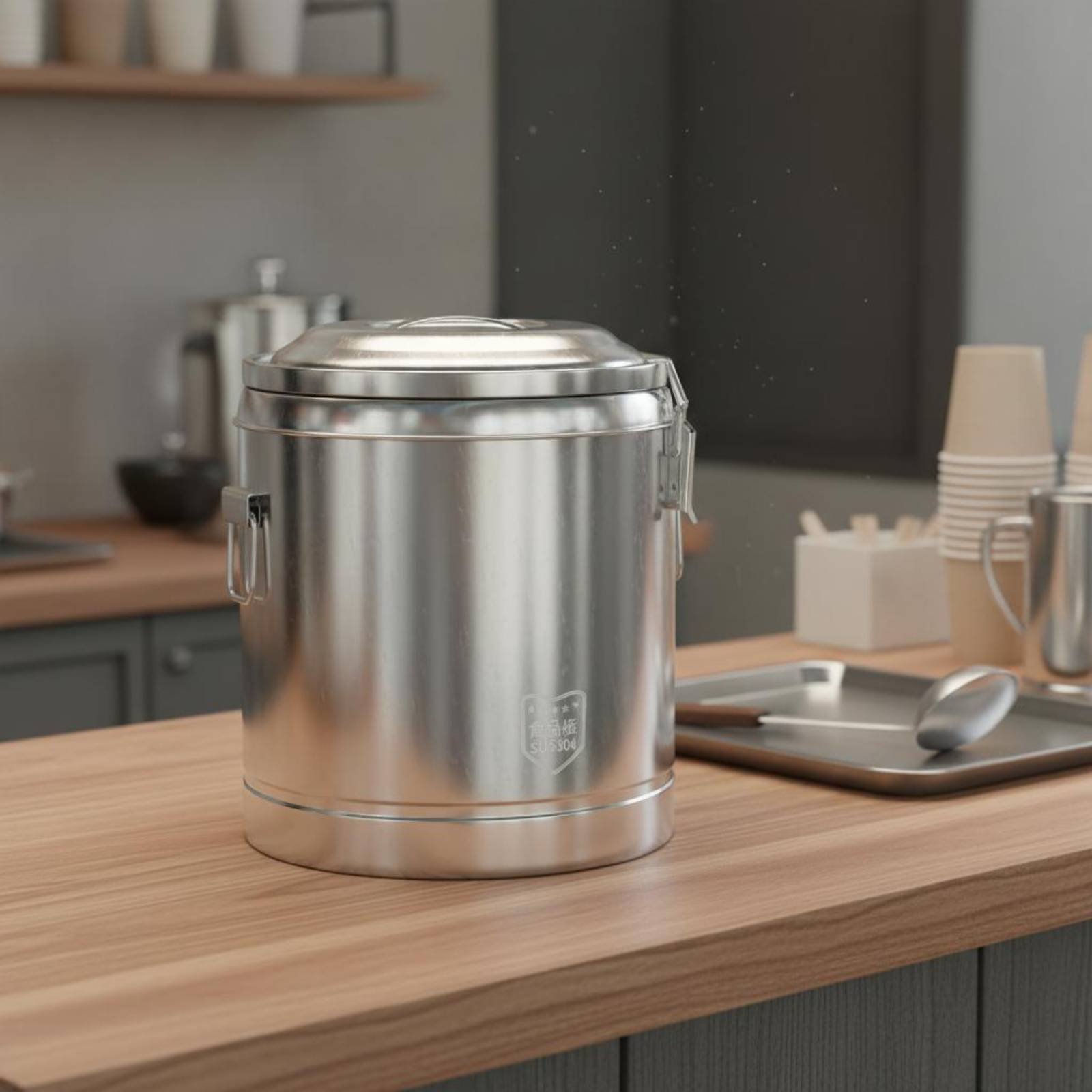 Stainless Steel Insulated Barr - Cold Drink Dispenser 评论和价格