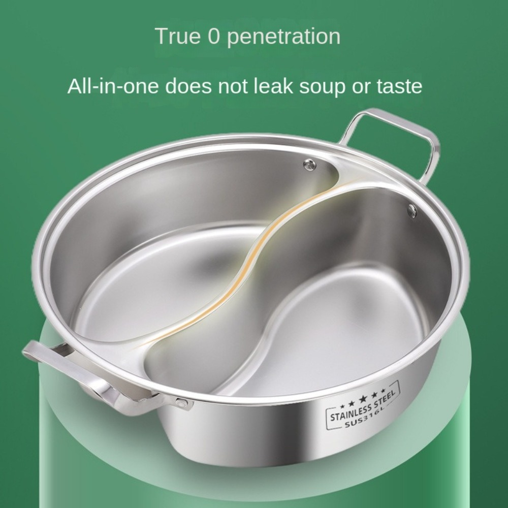 316 Stainless Steel Twin Divid - Soup Kettle Warmer 评论和价格