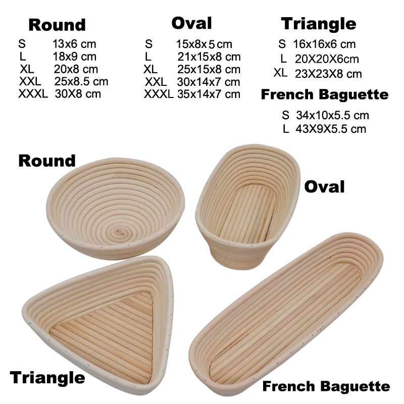 UPORS Rattan Bread Proofing Ba - Crepe Maker Griddle 评论和价格