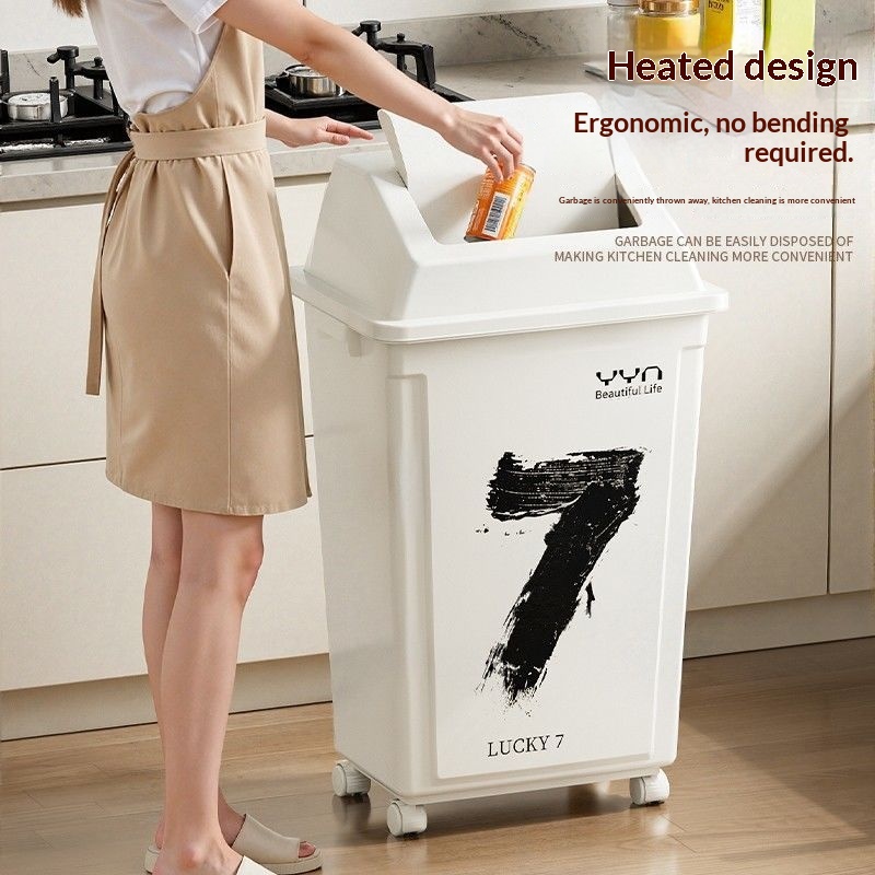 Large Capacity Wheeled Trash K - Commercial Kitchen Garbage Can 评论和价格