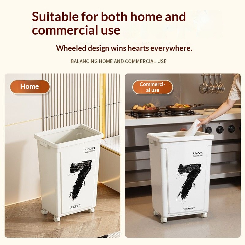 Large Capacity Wheeled Trash K - Commercial Kitchen Garbage Can 评论和价格