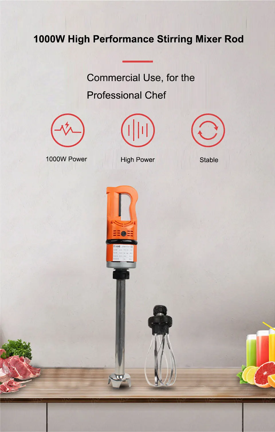 K4B-530 Electric Hand Blender  - Bar Blender Mixing 评论和价格