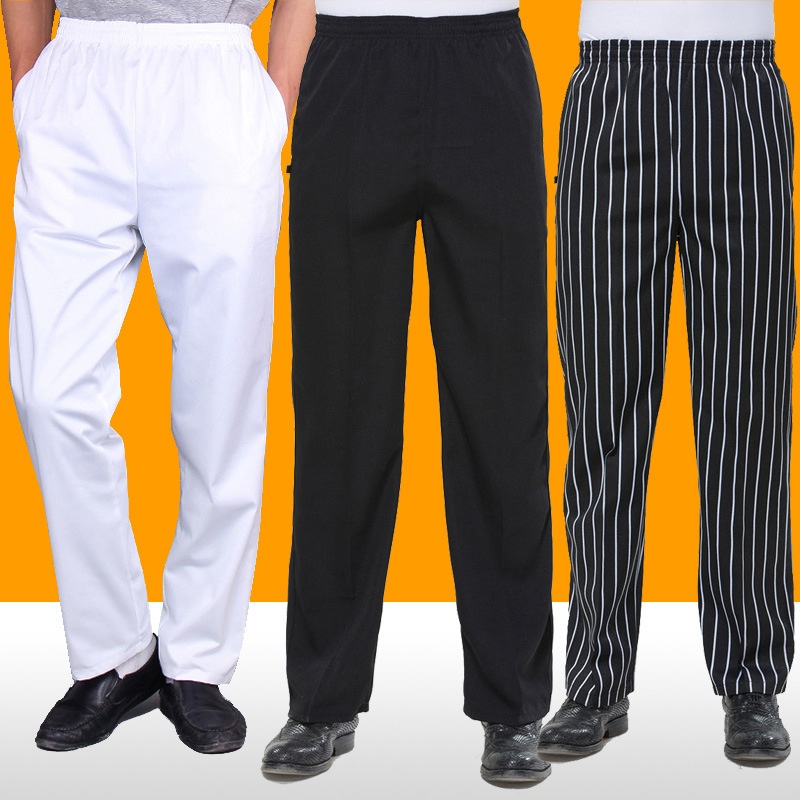 Chef Pants for Men Women Black - Commercial Kitchen Services 评论和价格