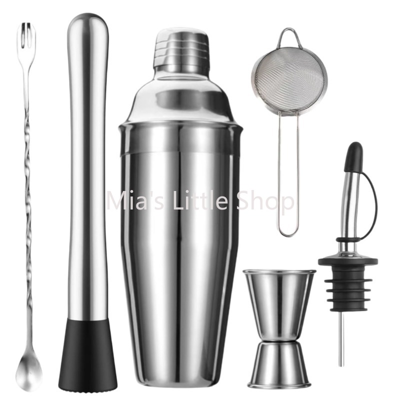 Glass Cocktail Shaker Set, Han - Bar Blender Mixing 评论和价格