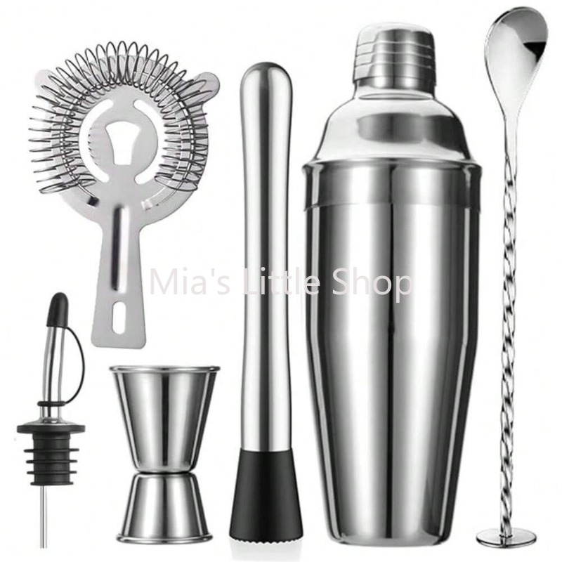 Glass Cocktail Shaker Set, Han - Bar Blender Mixing 评论和价格