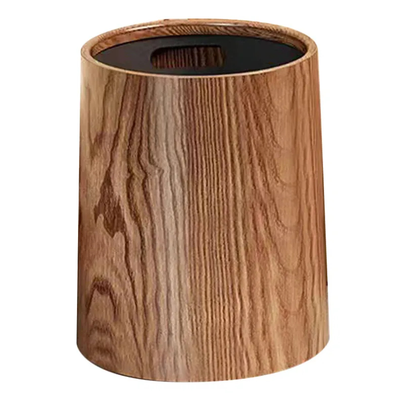 Durable Wood Grain Garbage Can - Commercial Kitchen Garbage Can 评论和价格