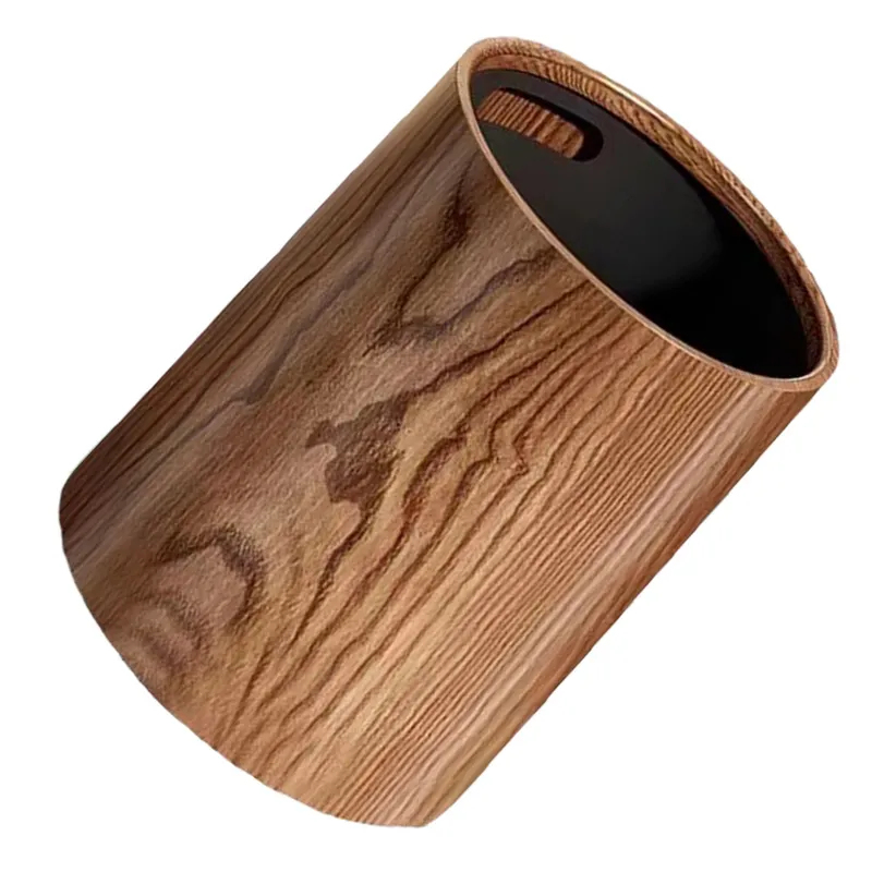 Durable Wood Grain Garbage Can - Commercial Kitchen Garbage Can 评论和价格