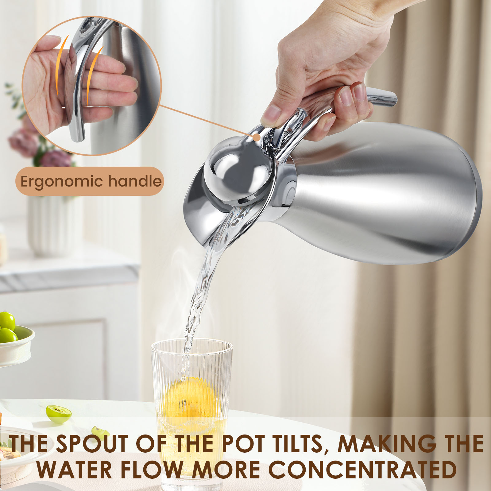 Kitchen Thermal Kettle 2000ml  - Commercial Kitchen Kettle 评论和价格