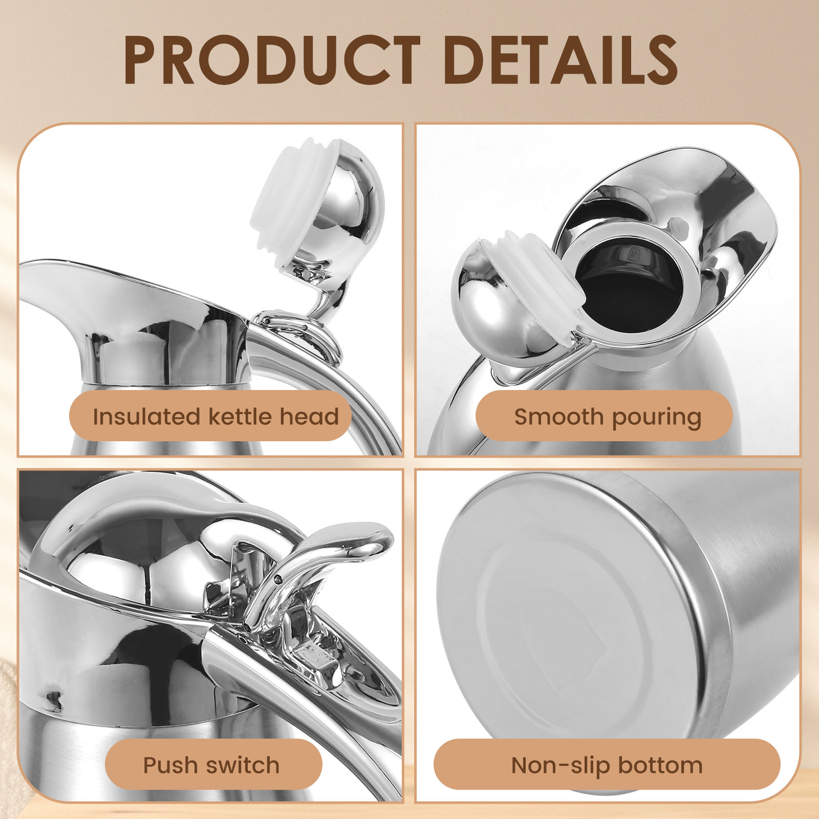 Kitchen Thermal Kettle 2000ml  - Commercial Kitchen Kettle 评论和价格