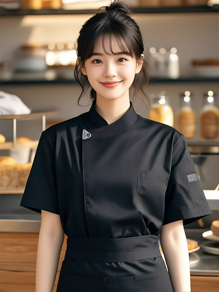 Chef Jacket Women Short Sleeve - Commercial Kitchen Services 评论和价格