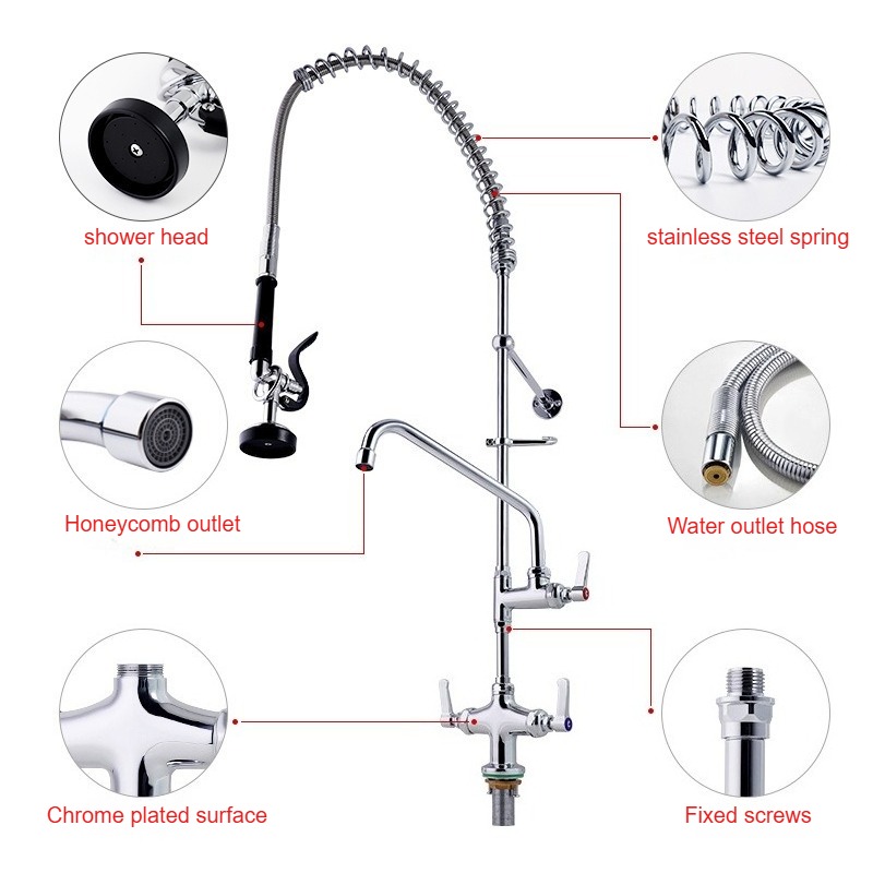 Pre Rinse Sprayer Commercial K - Commercial Kitchen Taps 评论和价格
