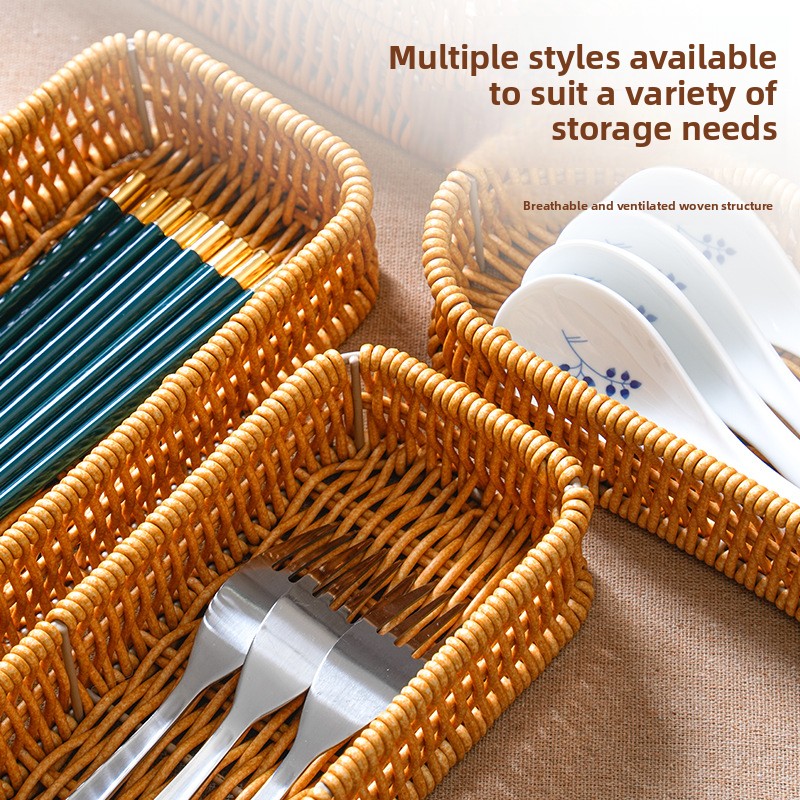 Imitation Rattan Knife and For - Commercial Kitchen Knife Storage 评论和价格