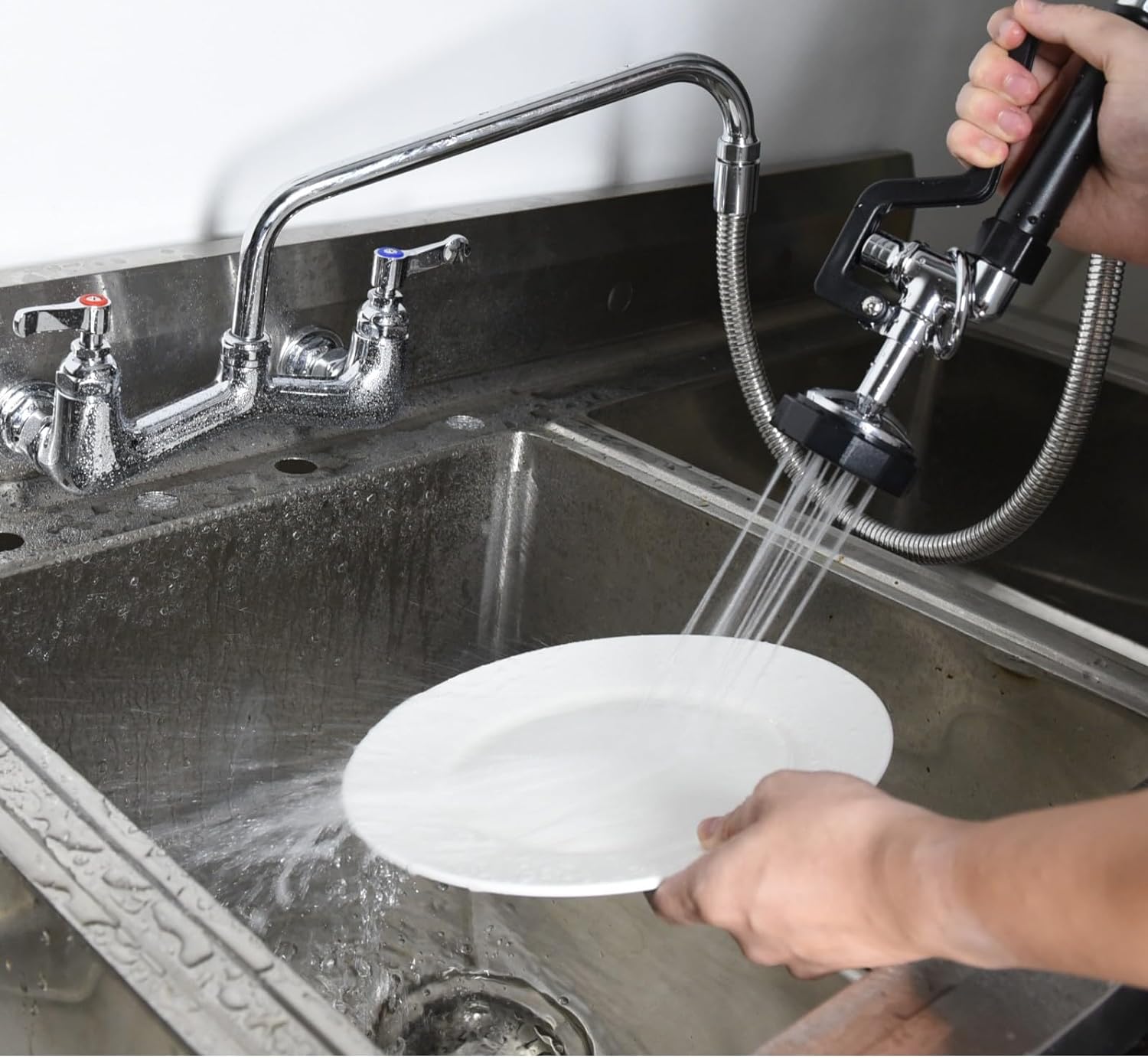 45” Stainless-Steel Hose with  - Commercial Kitchen Taps 评论和价格