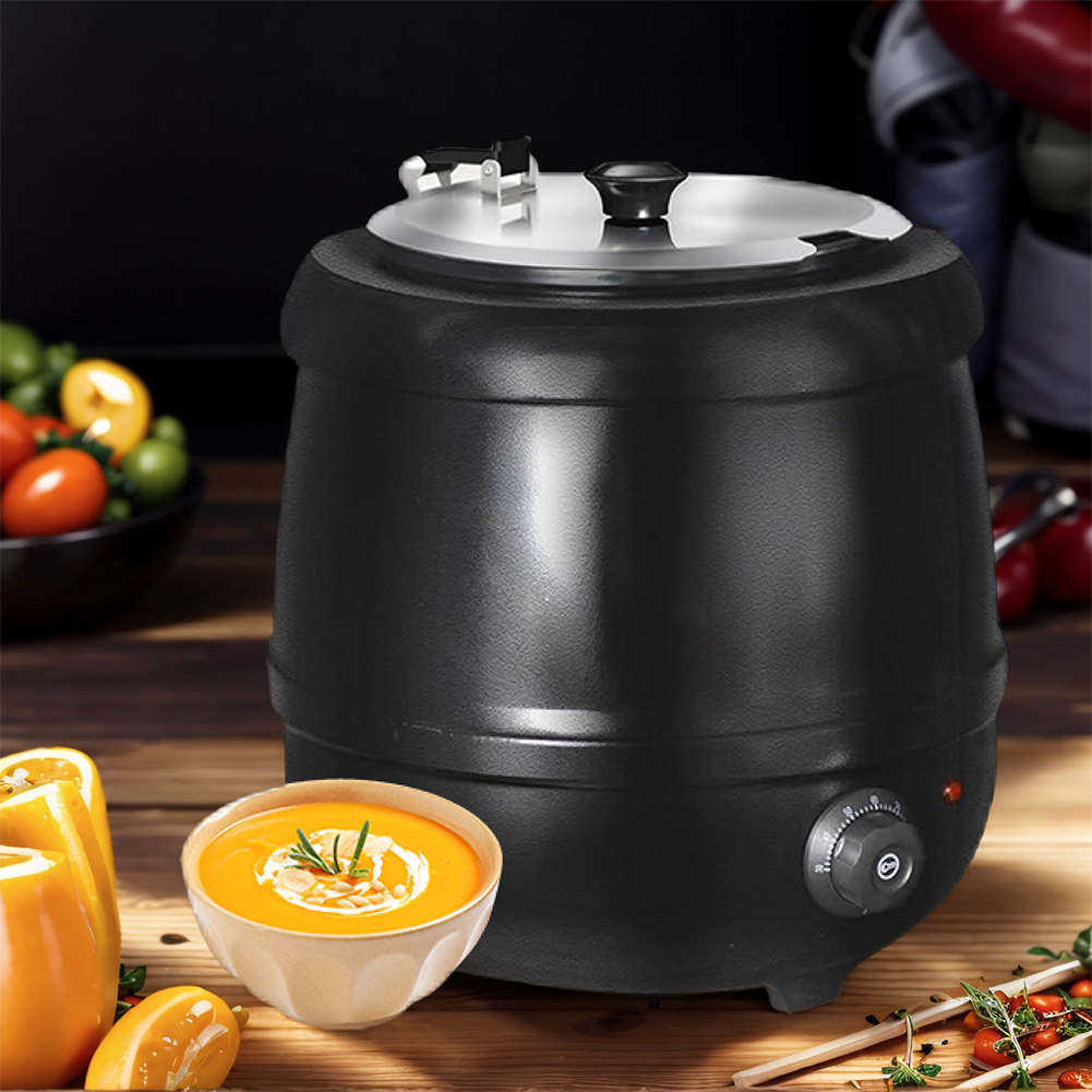 10L Soup Kettle with Lid Hinge - Soup Kettle Warmer 评论和价格