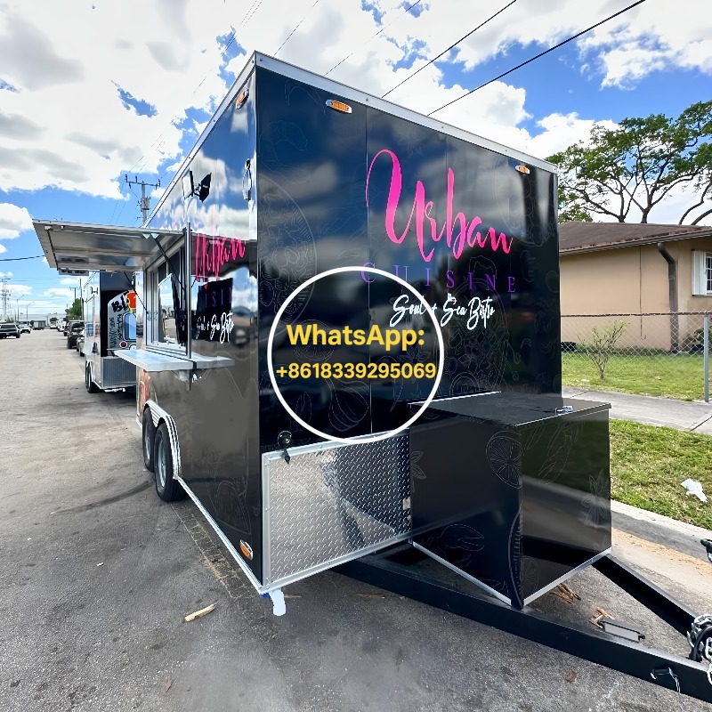 Mobile Food Trailer Fast Food  - Commercial Kitchen Trailer 评论和价格