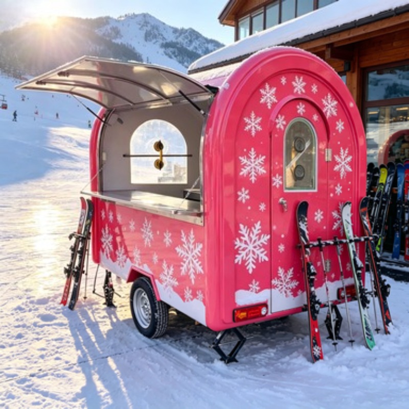 Hot Dog BBQ Mobile Kitchen Tra - Commercial Kitchen Trailer 评论和价格