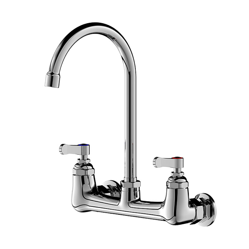Double Hole Wall Mounted Mixin - Commercial Kitchen Taps 评论和价格