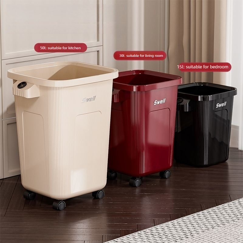 Large Rolling Garbage Can with - Commercial Kitchen Garbage Can 评论和价格