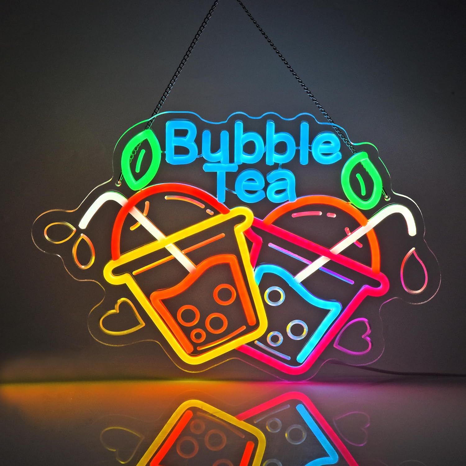 Bubble Tea Neon Sign USB Led L - Commercial Kitchen Light 评论和价格