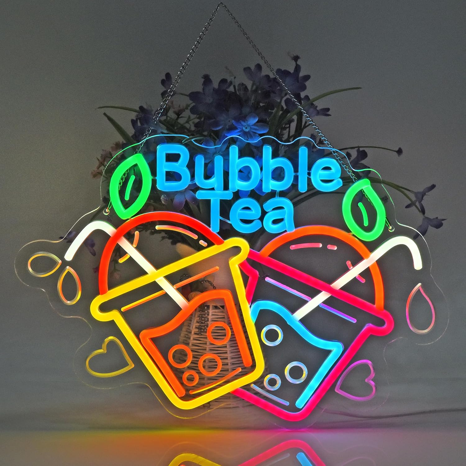 Bubble Tea Neon Sign USB Led L - Commercial Kitchen Light 评论和价格