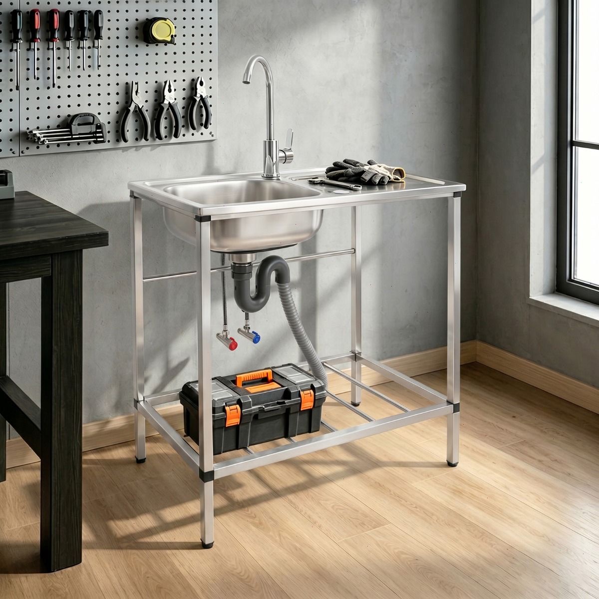 Utility Sink, Kitchen Sink , O - Commercial Kitchen Taps 评论和价格
