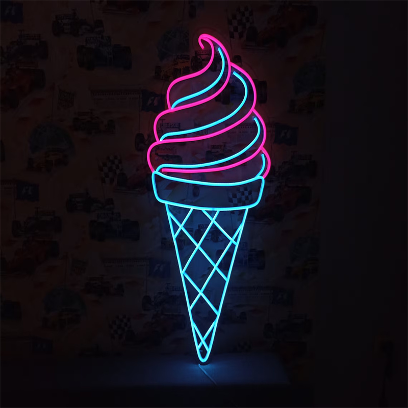 Ice Cream LED Neon Light | Wal - Commercial Kitchen Light 评论和价格