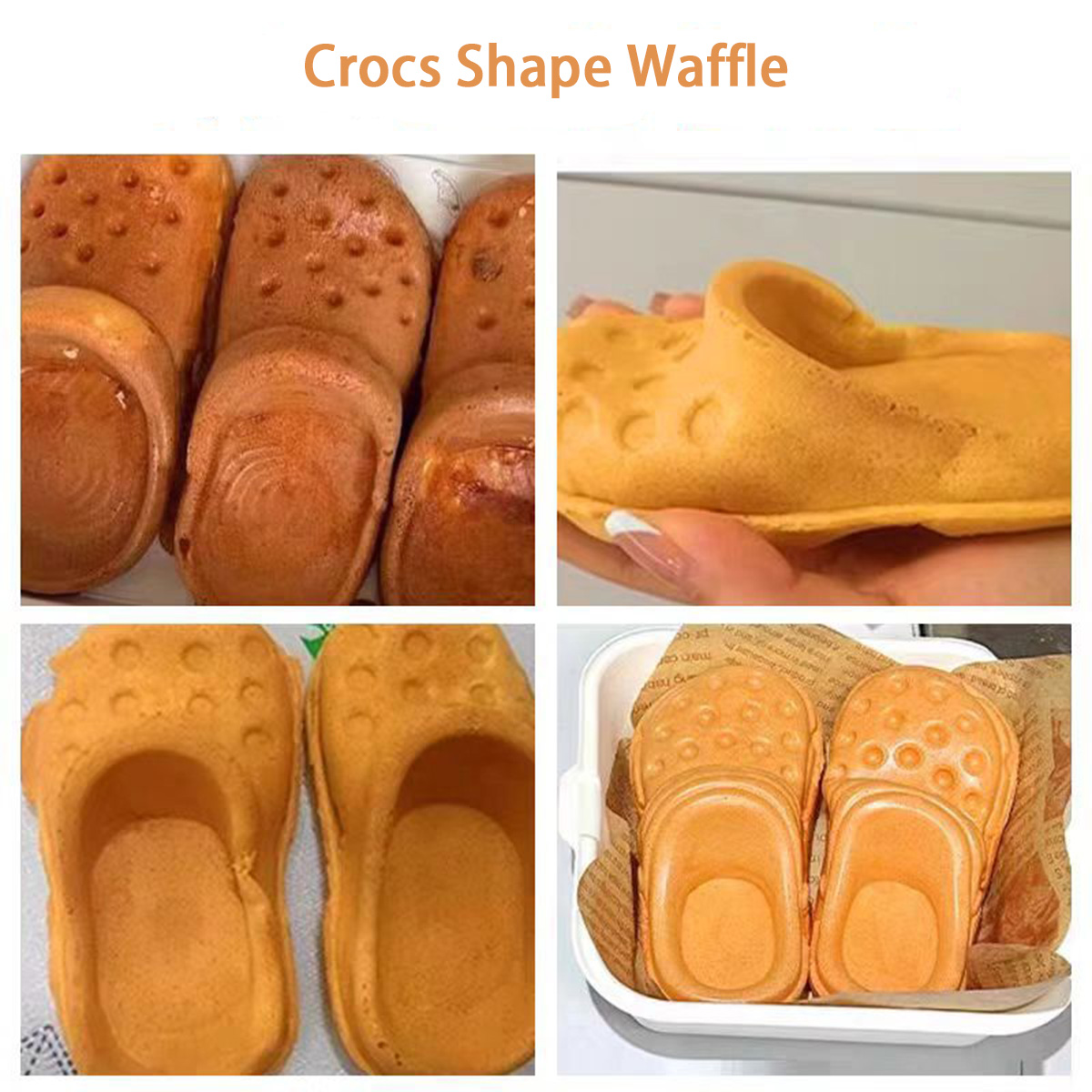 HPH2O Crocs Shape Electric Waf - Sandwich Press Panini 评论和价格