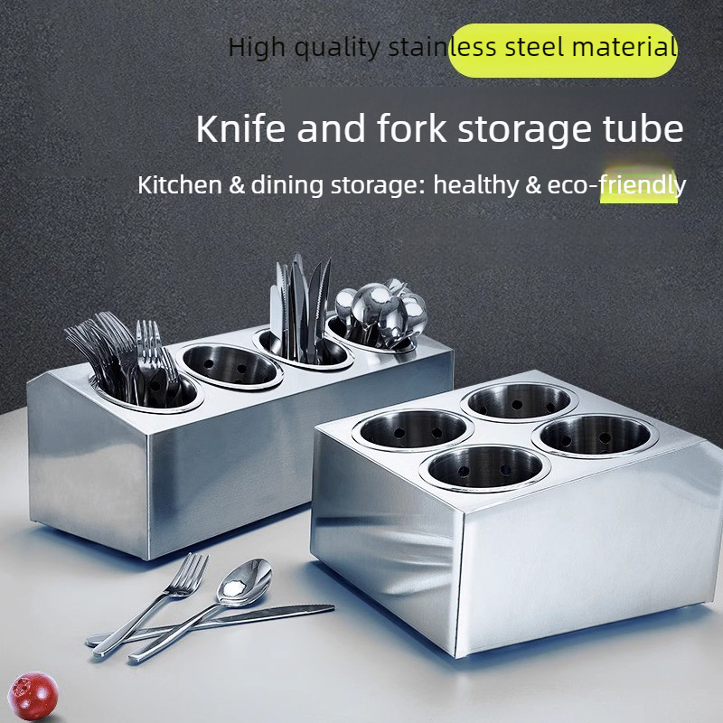 Stainless Steel Cutlery Basket - Commercial Kitchen Knife Storage 评论和价格